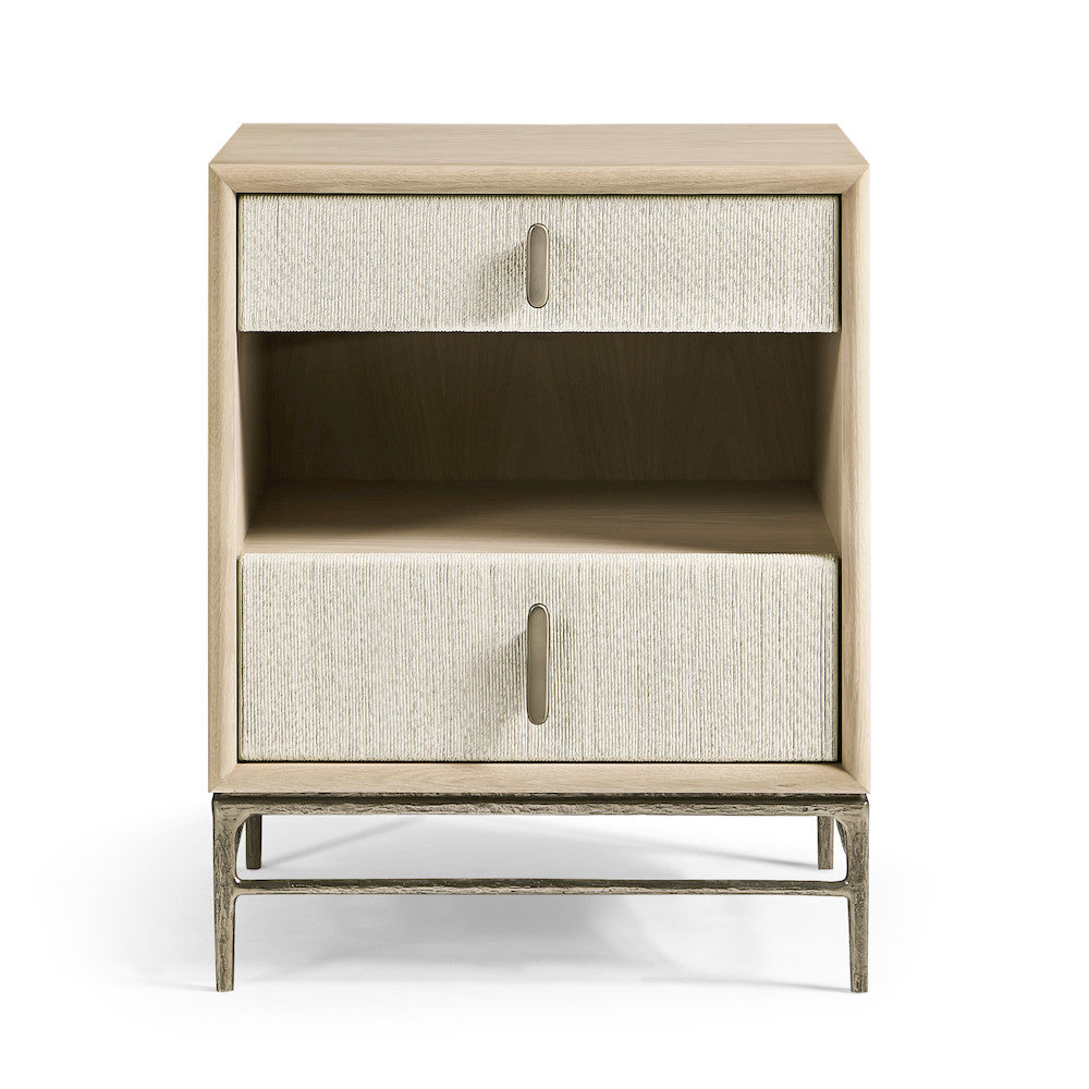Jonathan Charles Fine Furniture - Clapotis Danish Cord Narrow Nightstand - 500424-DPC-24L view 2
