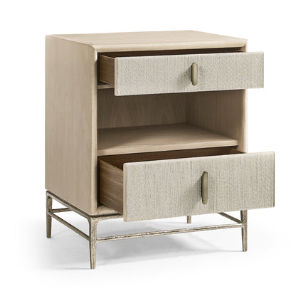 Jonathan Charles Fine Furniture - Clapotis Danish Cord Narrow Nightstand - 500424-DPC-24L view 3