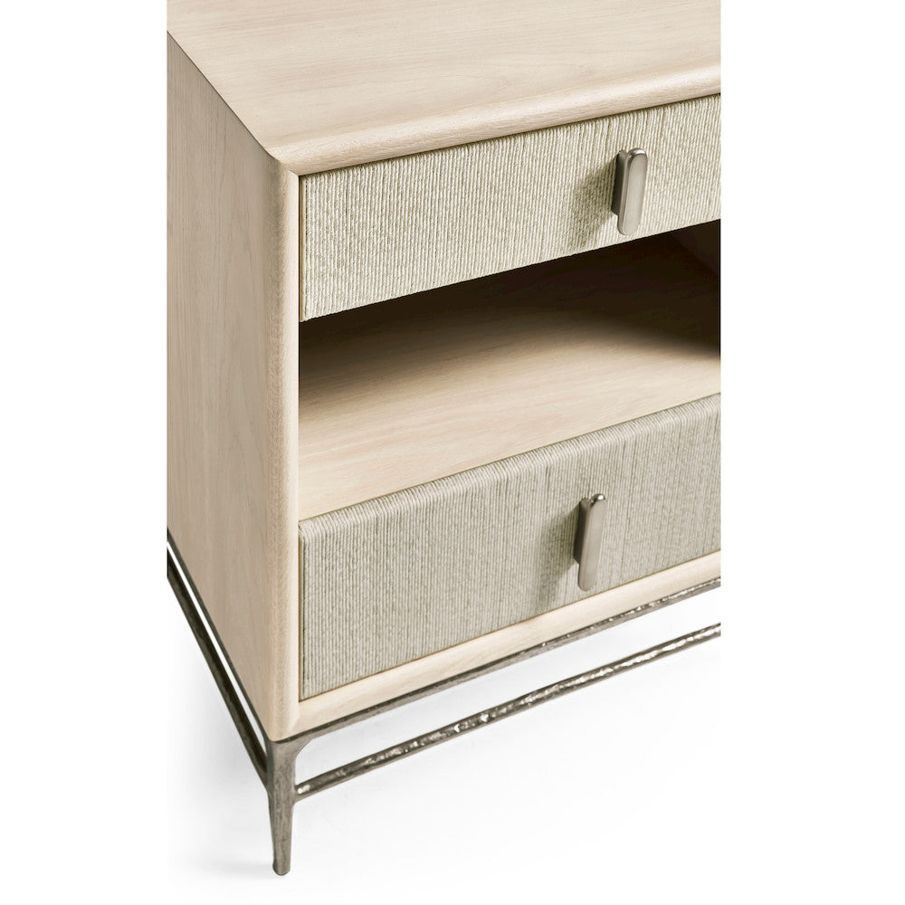 Jonathan Charles Fine Furniture - Clapotis Danish Cord Narrow Nightstand - 500424-DPC-24L view 8