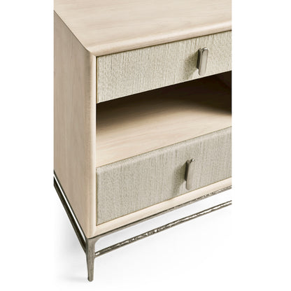 Jonathan Charles Fine Furniture - Clapotis Danish Cord Narrow Nightstand - 500424-DPC-24L view 8