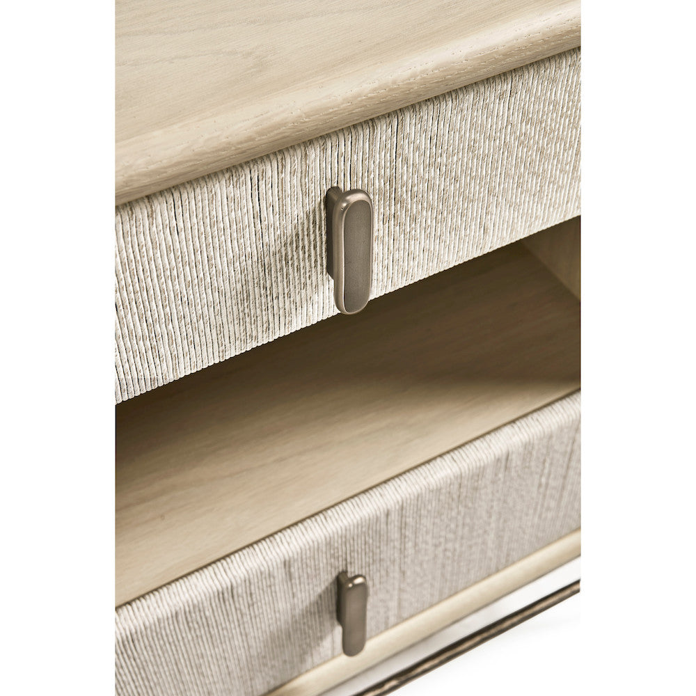 Jonathan Charles Fine Furniture - Clapotis Danish Cord Narrow Nightstand - 500424-DPC-24L view 9