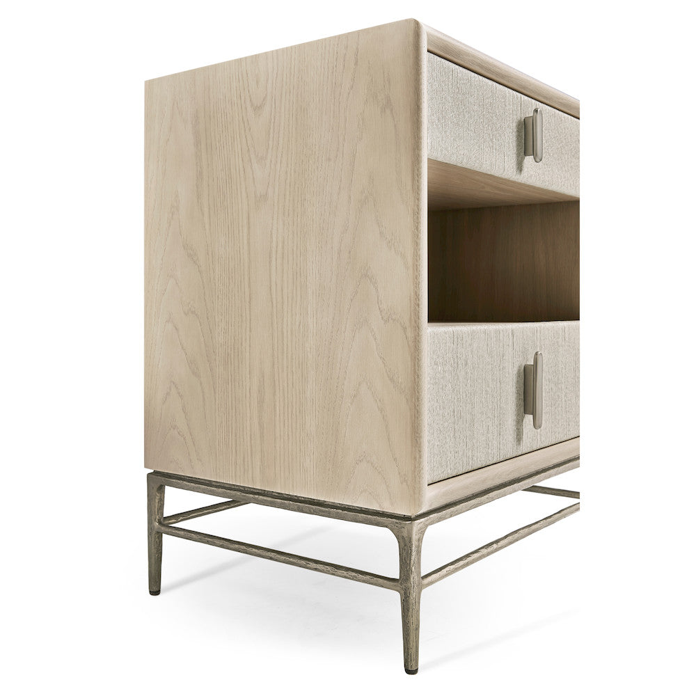 Jonathan Charles Fine Furniture - Clapotis Danish Cord Narrow Nightstand - 500424-DPC-24L view 10
