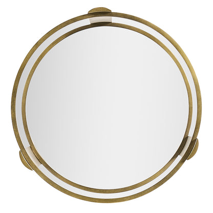 Jonathan Charles Fine Furniture - Cosmo Antique Brass Drinks Table - 494976-LAB view 4