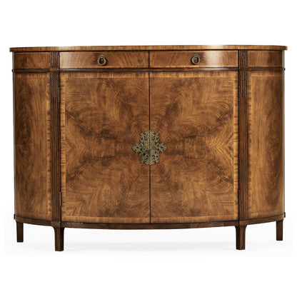 Jonathan Charles Fine Furniture - Crotch Walnut Demilune Sideboard - 493075-CWM view 2