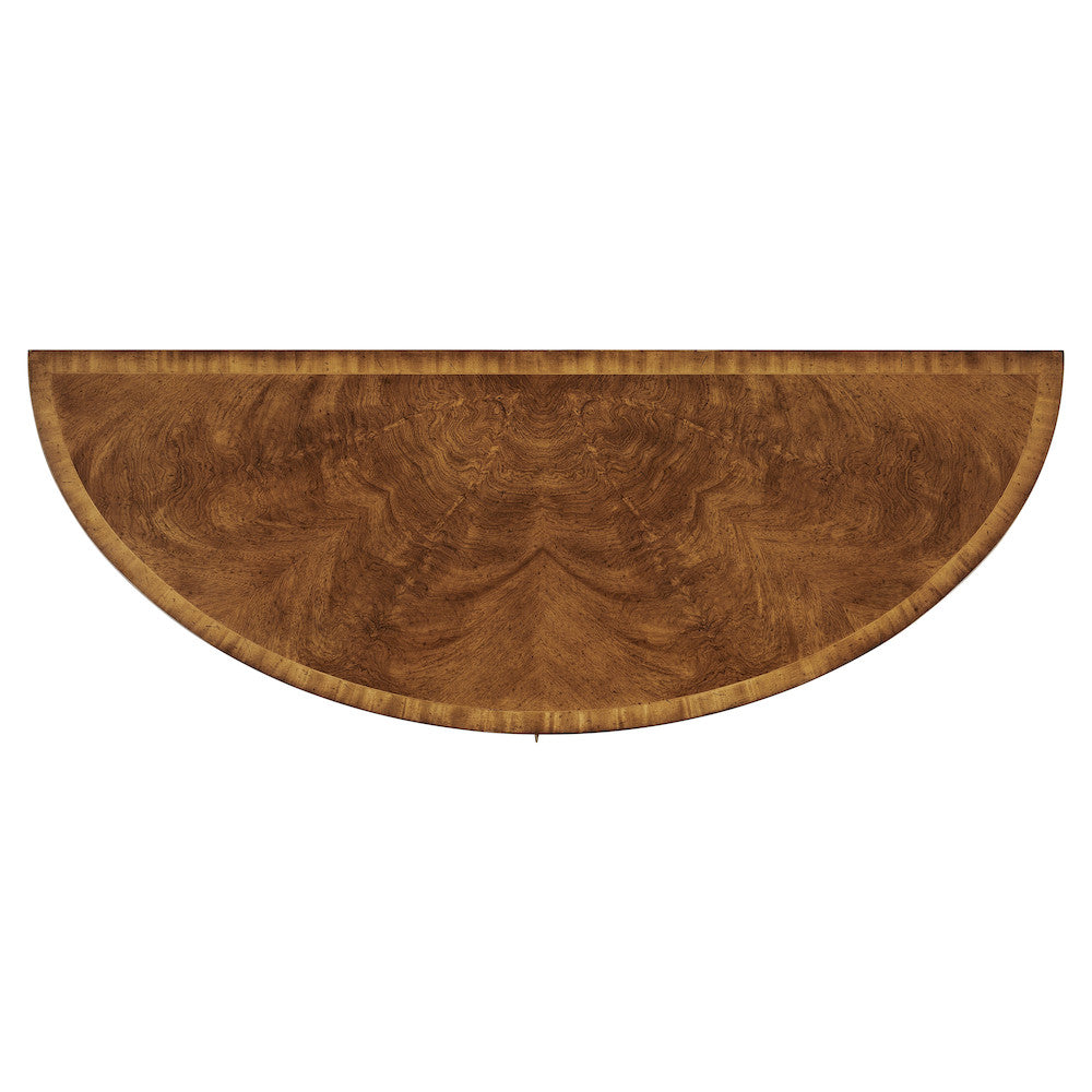 Jonathan Charles Fine Furniture - Crotch Walnut Demilune Sideboard - 493075-CWM view 5