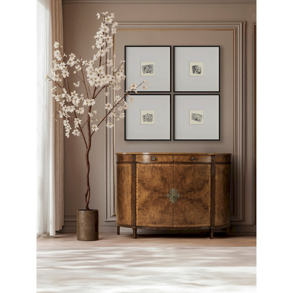Jonathan Charles Fine Furniture - Crotch Walnut Demilune Sideboard - 493075-CWM view 9