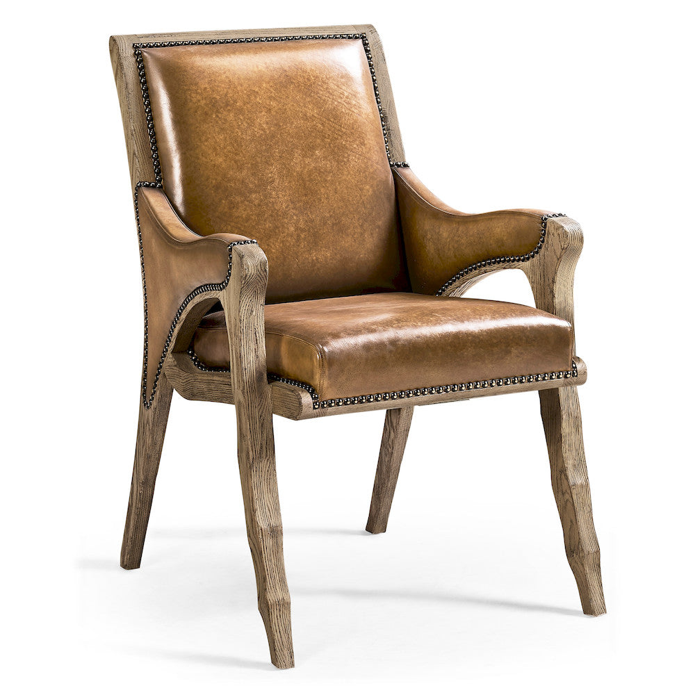 Jonathan Charles Fine Furniture - Echo Canyon Leather Arm Chair - 491238-FDO-AC-L040 view 1