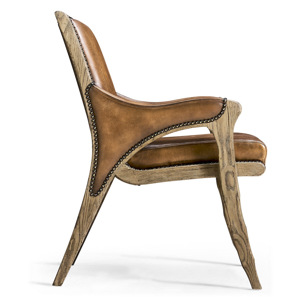 Jonathan Charles Fine Furniture - Echo Canyon Leather Arm Chair - 491238-FDO-AC-L040 view 4