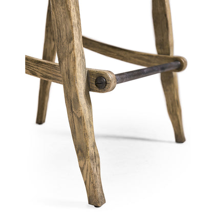 Jonathan Charles Fine Furniture - Echo Canyon Leather & Hide Bar Stool - 491256-FDO-BS-L044 view 9