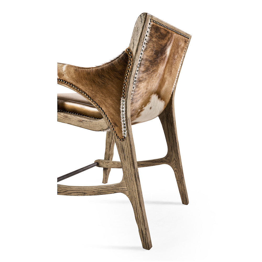 Jonathan Charles Fine Furniture - Echo Canyon Leather & Hide Counter Stool - 491256-FDO-CS-L044 view 9