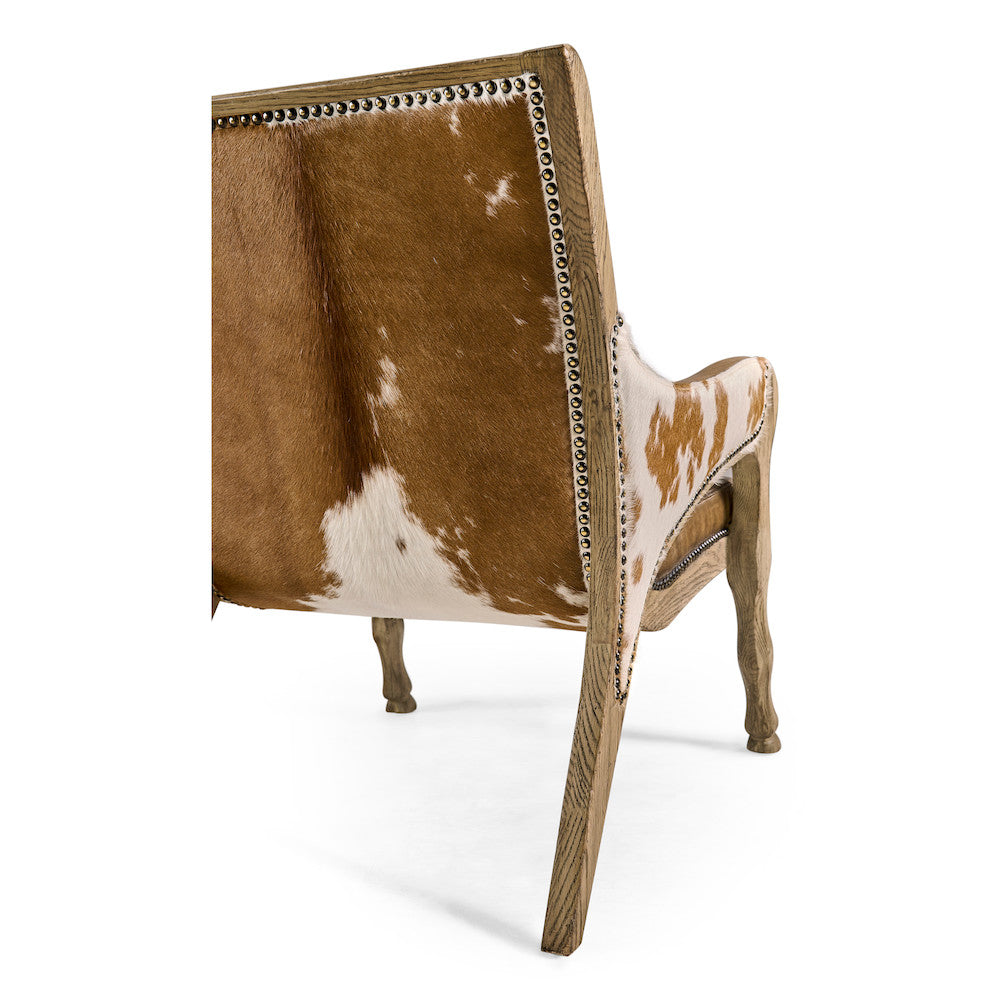 Jonathan Charles Fine Furniture - Echo Canyon Leather & Hide Occasional Chair - 491257-FDO-L044 view 8
