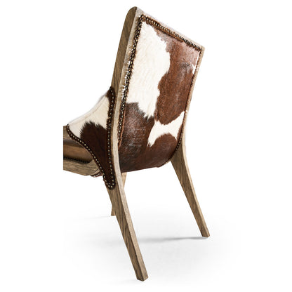 Jonathan Charles Fine Furniture - Echo Canyon Leather & Hide Side Chair - 491238-FDO-SC-L044 view 7
