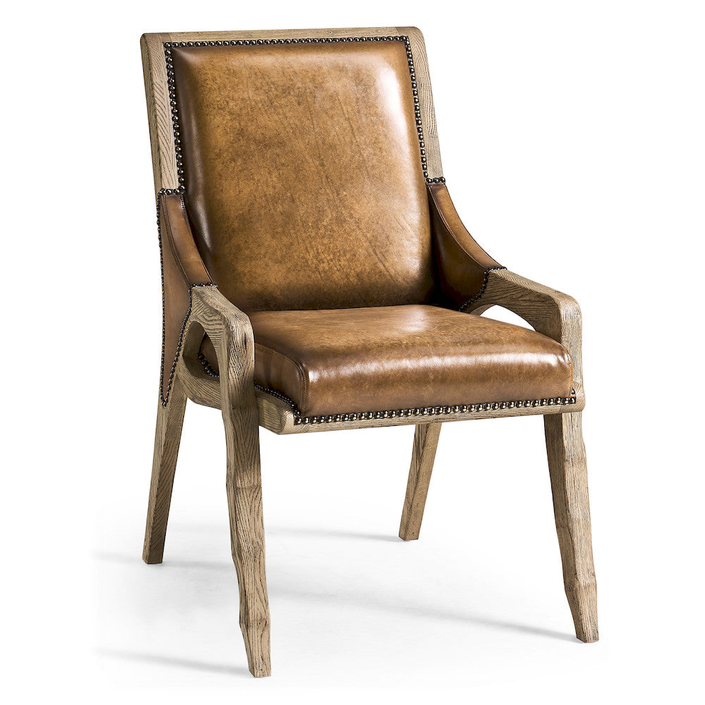 Jonathan Charles Fine Furniture - Echo Canyon Leather Side Chair - 491238-FDO-SC-L040 view 1