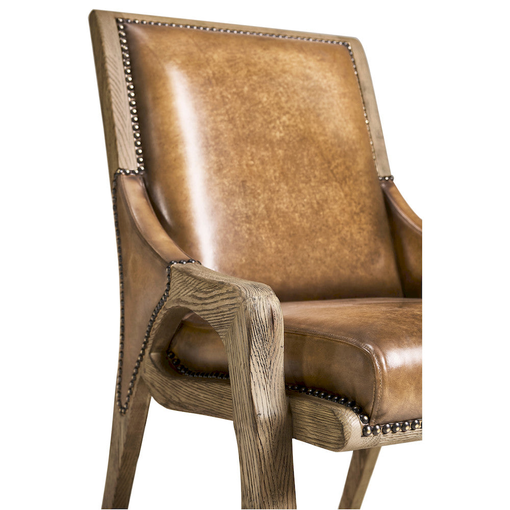 Jonathan Charles Fine Furniture - Echo Canyon Leather Side Chair - 491238-FDO-SC-L040 view 5