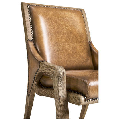 Jonathan Charles Fine Furniture - Echo Canyon Leather Side Chair - 491238-FDO-SC-L040 view 5