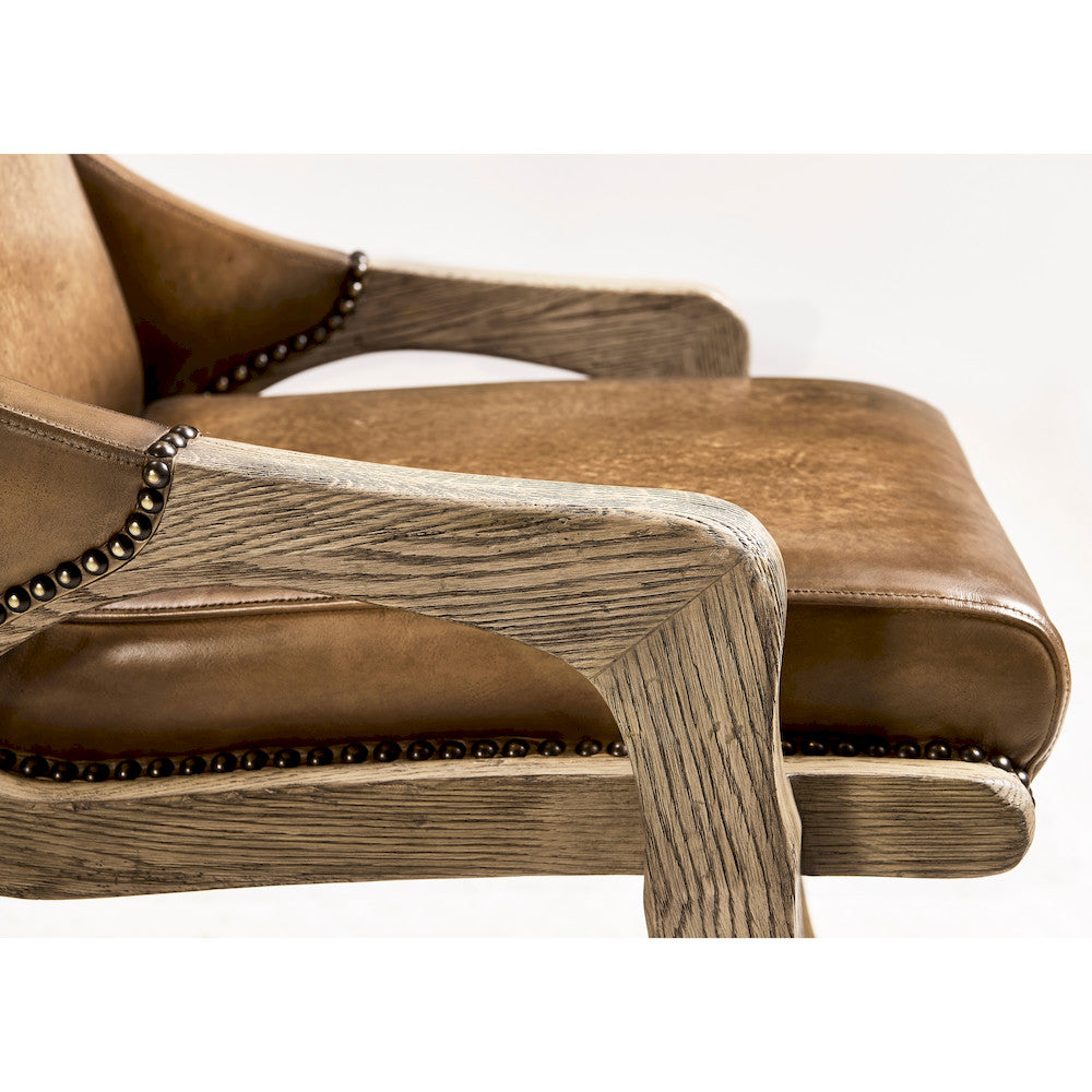 Jonathan Charles Fine Furniture - Echo Canyon Leather Side Chair - 491238-FDO-SC-L040 view 6