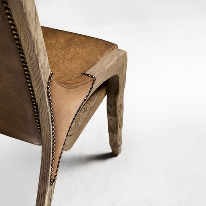 Jonathan Charles Fine Furniture - Echo Canyon Leather Side Chair - 491238-FDO-SC-L040 view 8