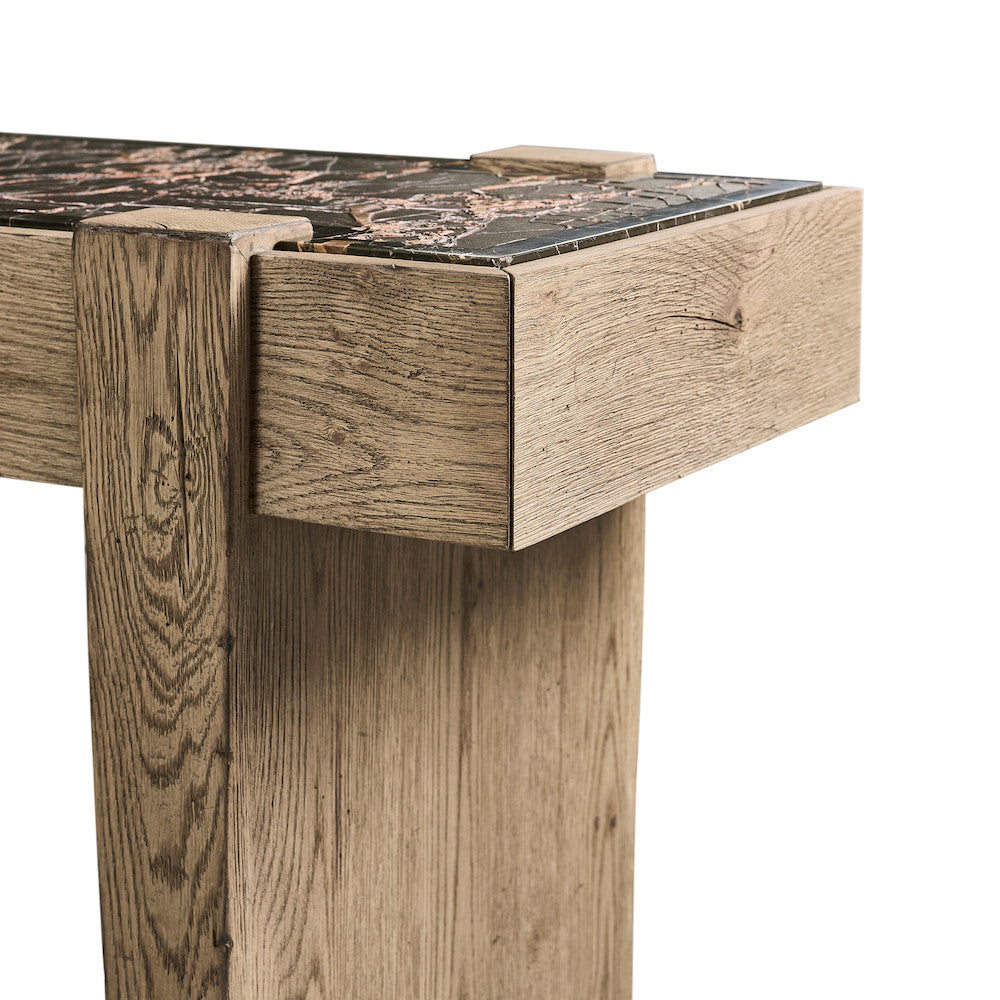 Jonathan Charles Fine Furniture - Echo Canyon Marble Console - 491286-FDO view 7
