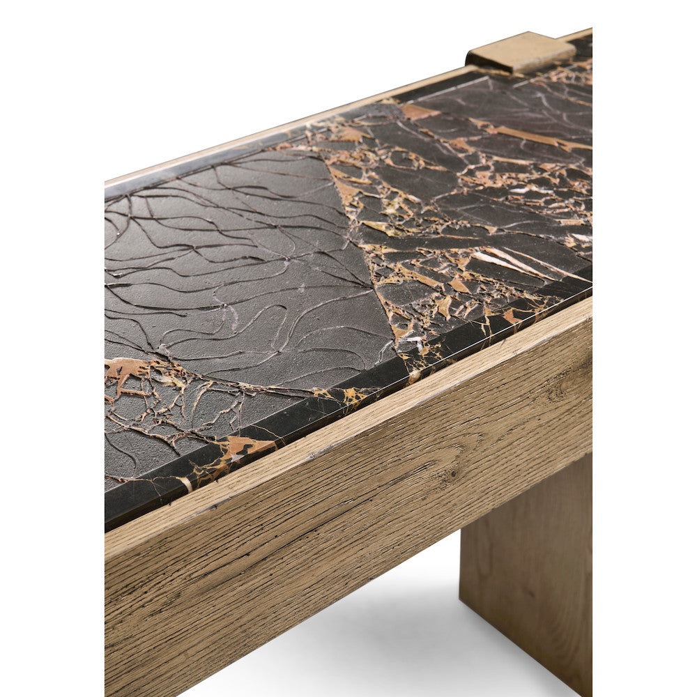 Jonathan Charles Fine Furniture - Echo Canyon Marble Console - 491286-FDO view 8