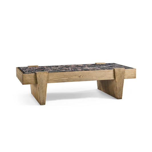 Jonathan Charles Fine Furniture - Echo Canyon Marble Rectangular Cocktail Table - 491263-FDO view 1