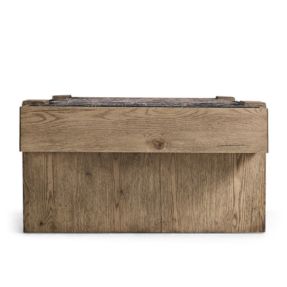 Jonathan Charles Fine Furniture - Echo Canyon Marble Rectangular Cocktail Table - 491263-FDO view 4