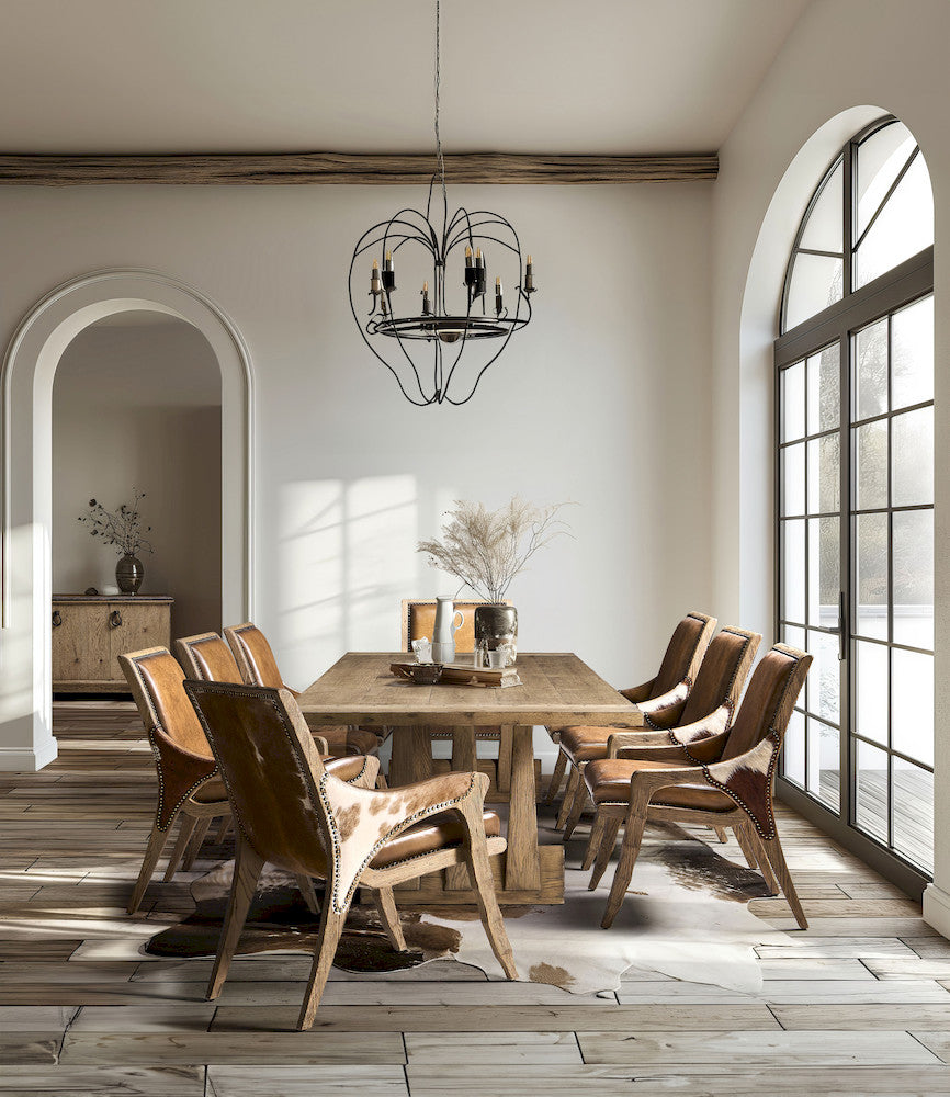 Jonathan Charles Fine Furniture - Echo Canyon Rectangular Dining Table 124" - 491239-FDO-124L view 9