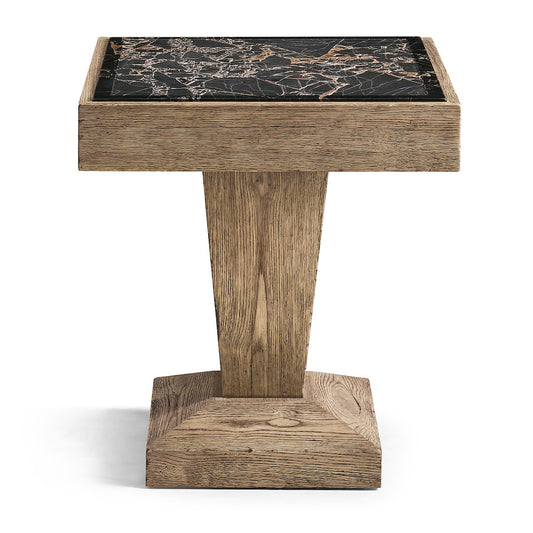 Jonathan Charles Fine Furniture - Echo Canyon Square Marble Side Table - 491285-FDO view 2