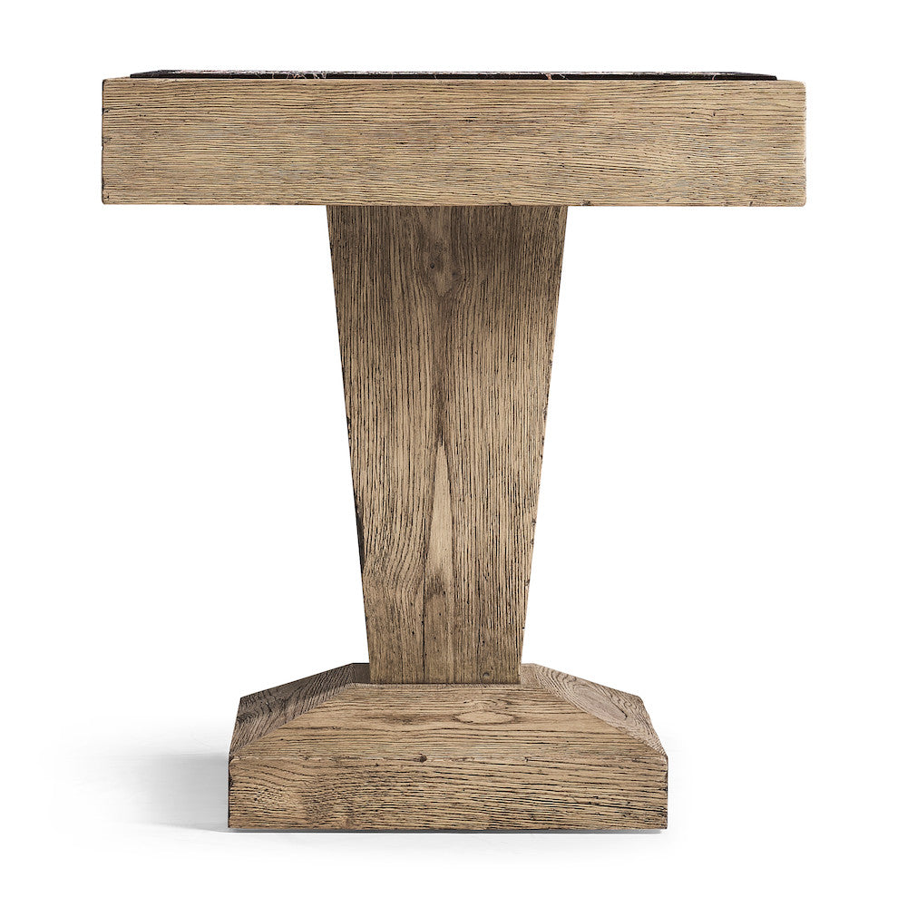 Jonathan Charles Fine Furniture - Echo Canyon Square Marble Side Table - 491285-FDO view 3