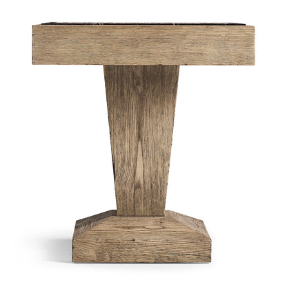 Jonathan Charles Fine Furniture - Echo Canyon Square Marble Side Table - 491285-FDO view 3