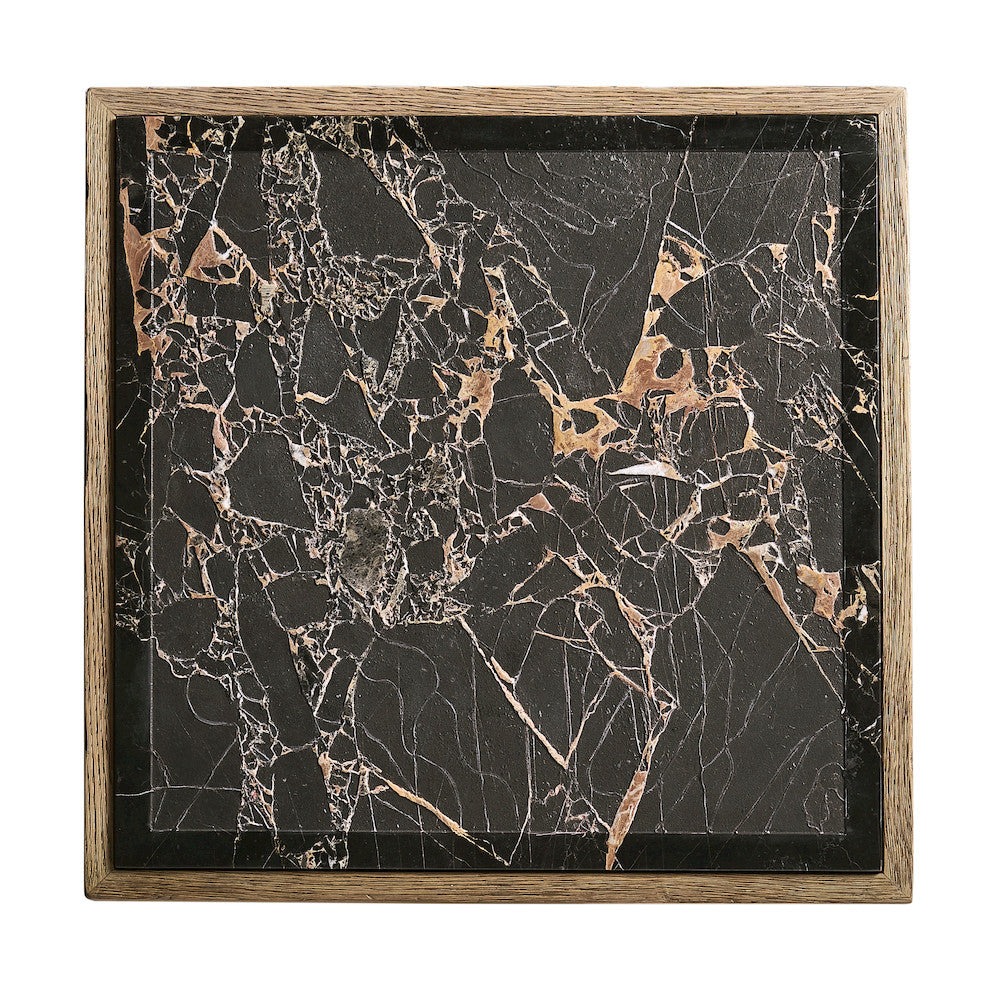 Jonathan Charles Fine Furniture - Echo Canyon Square Marble Side Table - 491285-FDO view 4