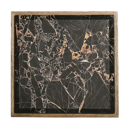 Jonathan Charles Fine Furniture - Echo Canyon Square Marble Side Table - 491285-FDO view 4