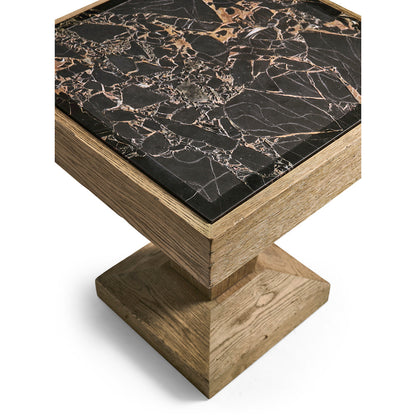 Jonathan Charles Fine Furniture - Echo Canyon Square Marble Side Table - 491285-FDO view 6