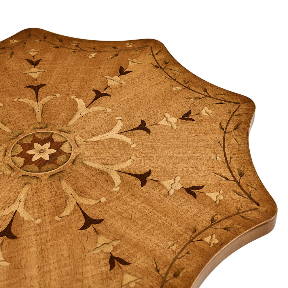 Jonathan Charles Fine Furniture - Finely Inlaid Lamp Table with Nine Sided Top - 495074-SAL view 5