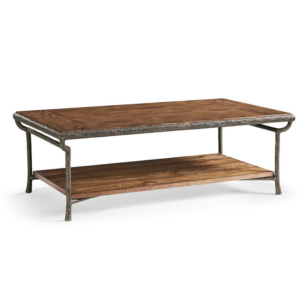 Jonathan Charles Fine Furniture - Forge Iron Cocktail Table - 491315-CMF view 1