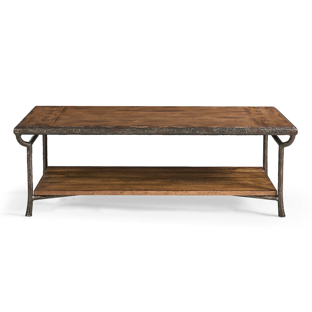 Jonathan Charles Fine Furniture - Forge Iron Cocktail Table - 491315-CMF view 2