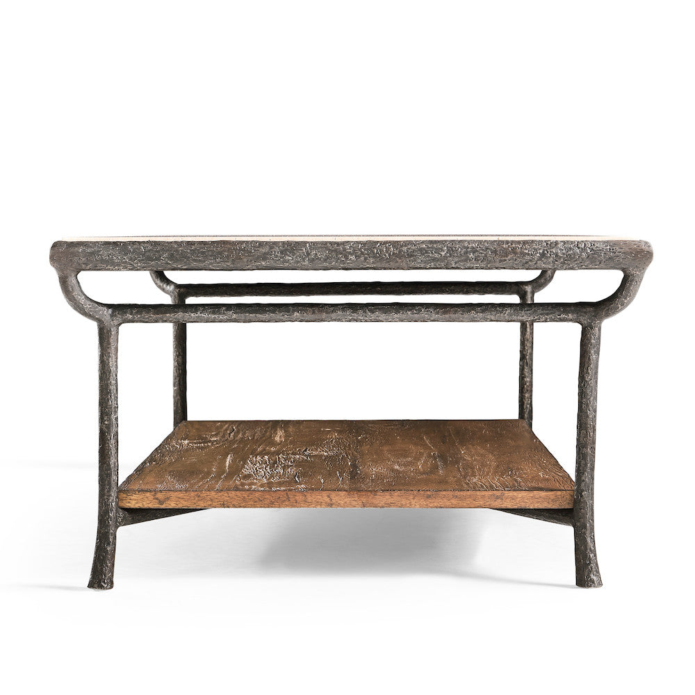 Jonathan Charles Fine Furniture - Forge Iron Cocktail Table - 491315-CMF view 3