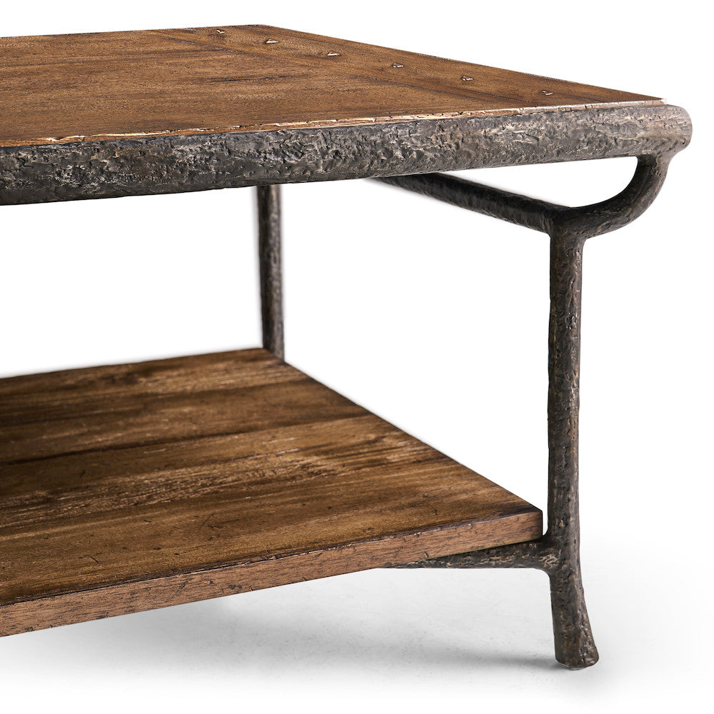 Jonathan Charles Fine Furniture - Forge Iron Cocktail Table - 491315-CMF view 5