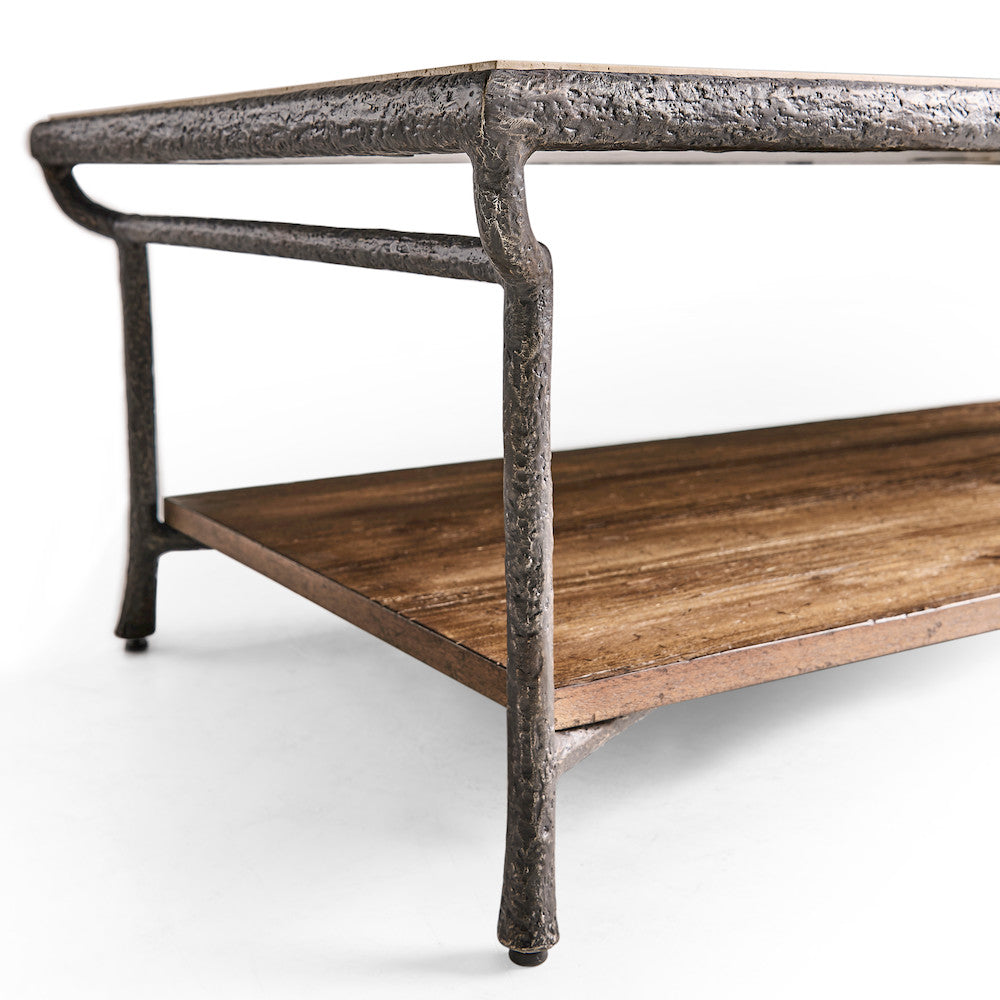 Jonathan Charles Fine Furniture - Forge Iron Cocktail Table - 491315-CMF view 6