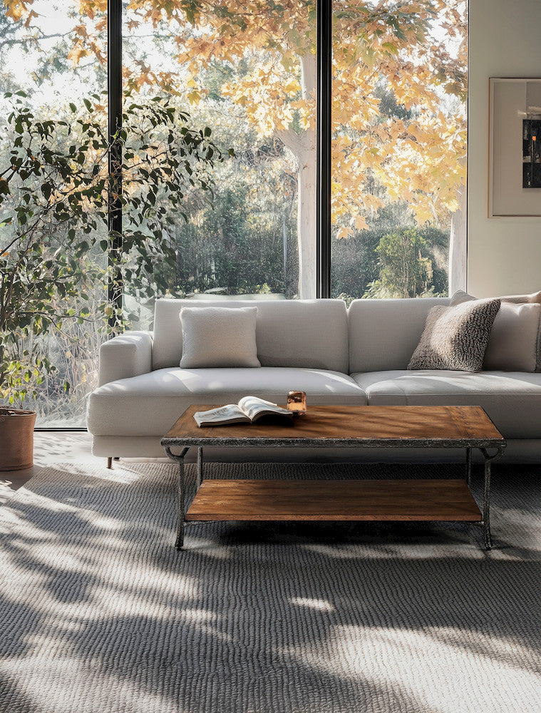 Jonathan Charles Fine Furniture - Forge Iron Cocktail Table - 491315-CMF view 7