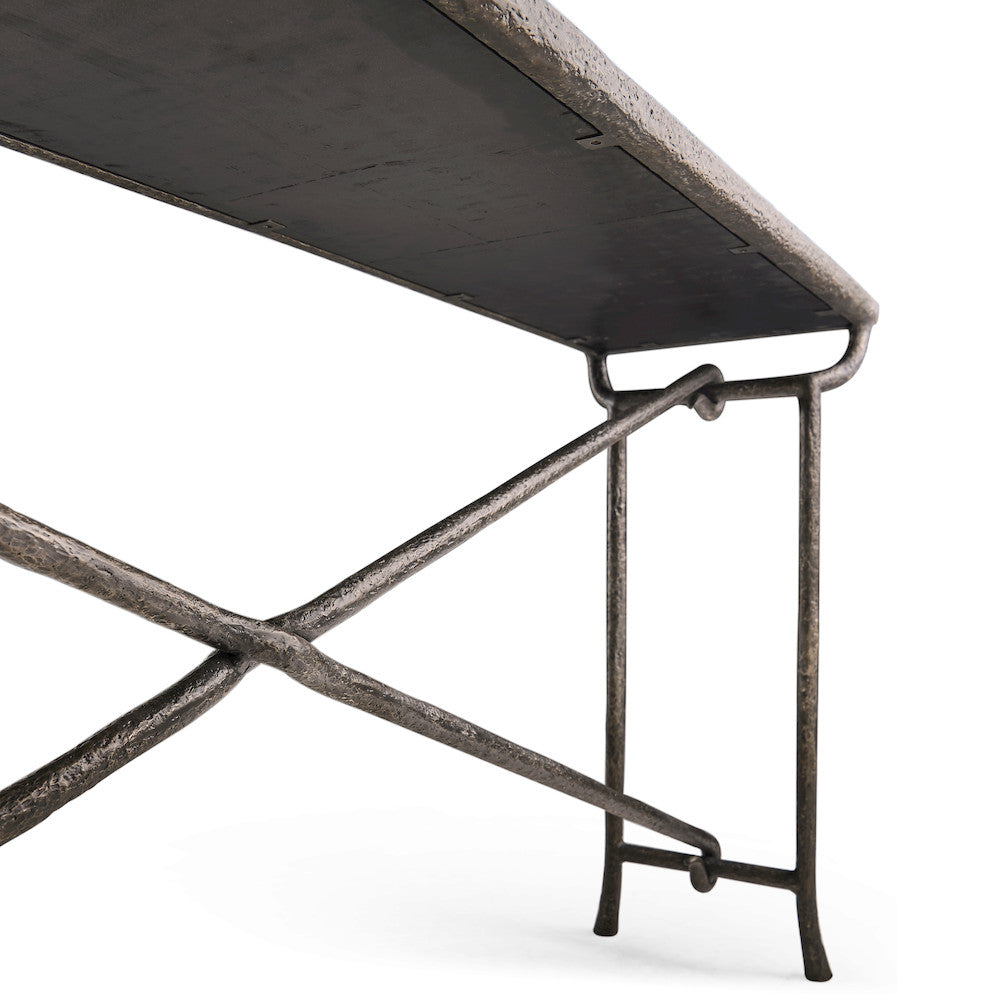 Jonathan Charles Fine Furniture - Forge Iron Console Table - 491318-CMF view 6