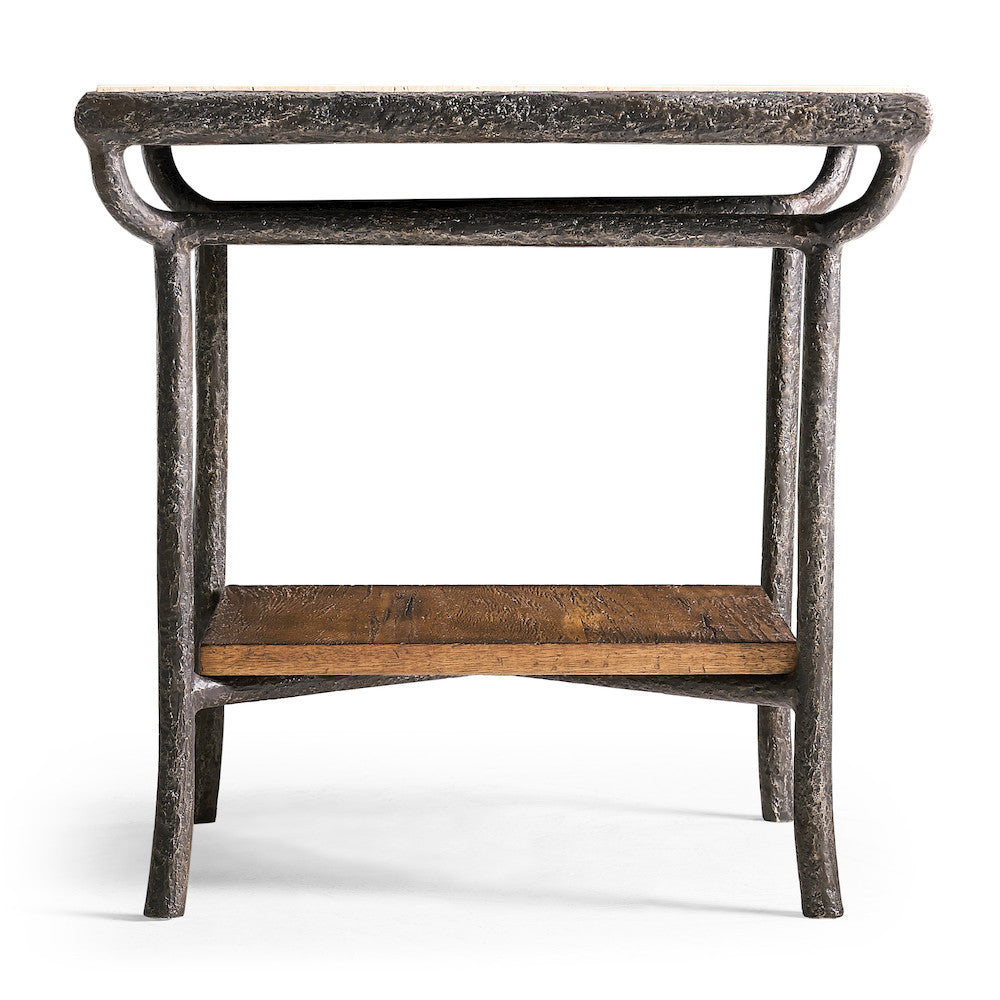 Jonathan Charles Fine Furniture - Forge Iron Square End Table - 491316-CMF view 3
