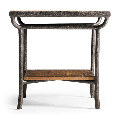 Jonathan Charles Fine Furniture - Forge Iron Square End Table - 491316-CMF view 3