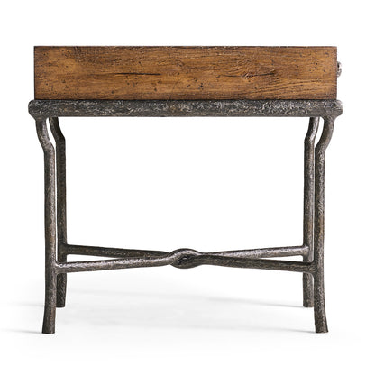 Jonathan Charles Fine Furniture - Forge Iron Storage Side Table - 491317-CMF view 3