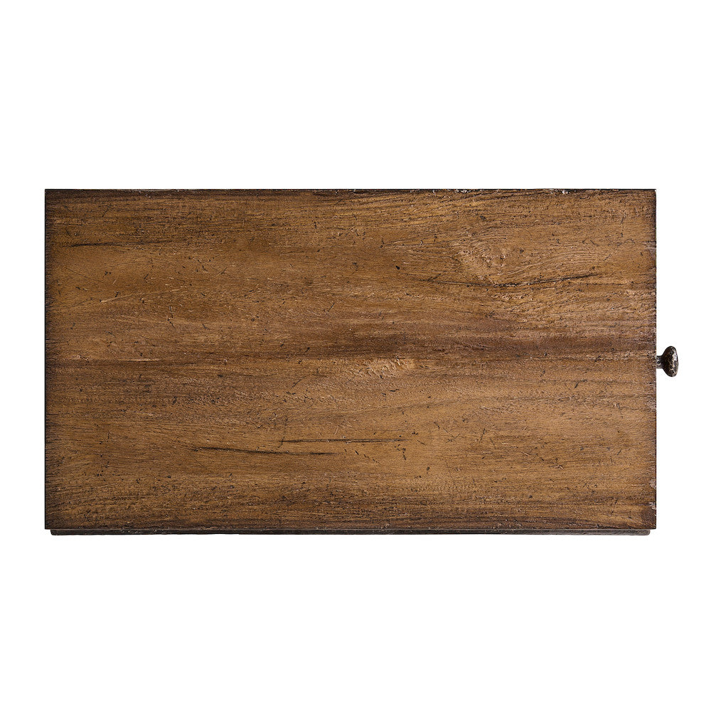 Jonathan Charles Fine Furniture - Forge Iron Storage Side Table - 491317-CMF view 5