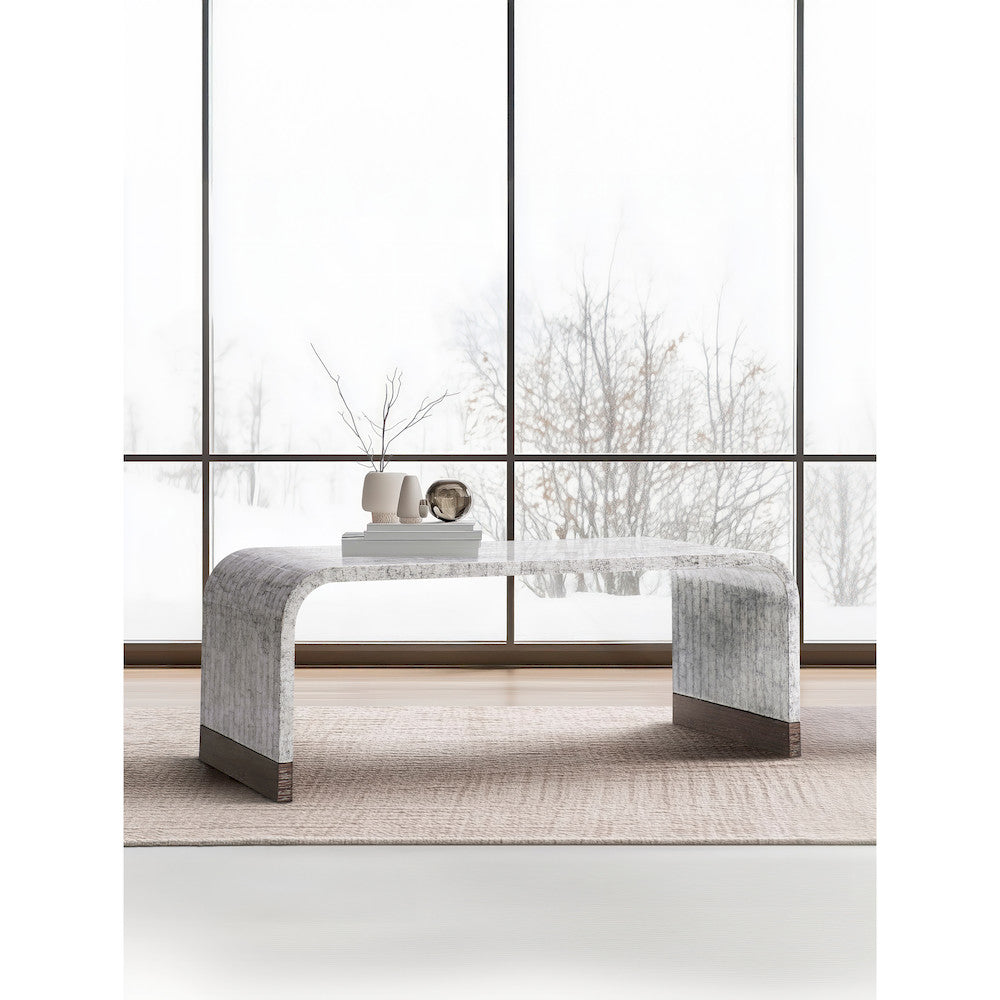 Jonathan Charles Fine Furniture - Gaia Rectangular Coffee Table - 500539-EC001 view 9