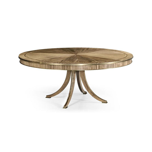Jonathan Charles Fine Furniture - Hamilton Round Golden Amber Dining Table - 496000-72D-PGA veiw 1