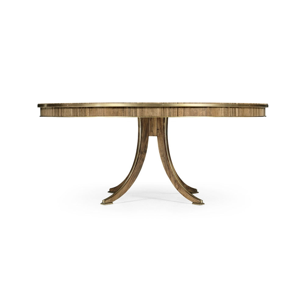 Jonathan Charles Fine Furniture - Hamilton Round Golden Amber Dining Table - 496000-72D-PGA veiw 3