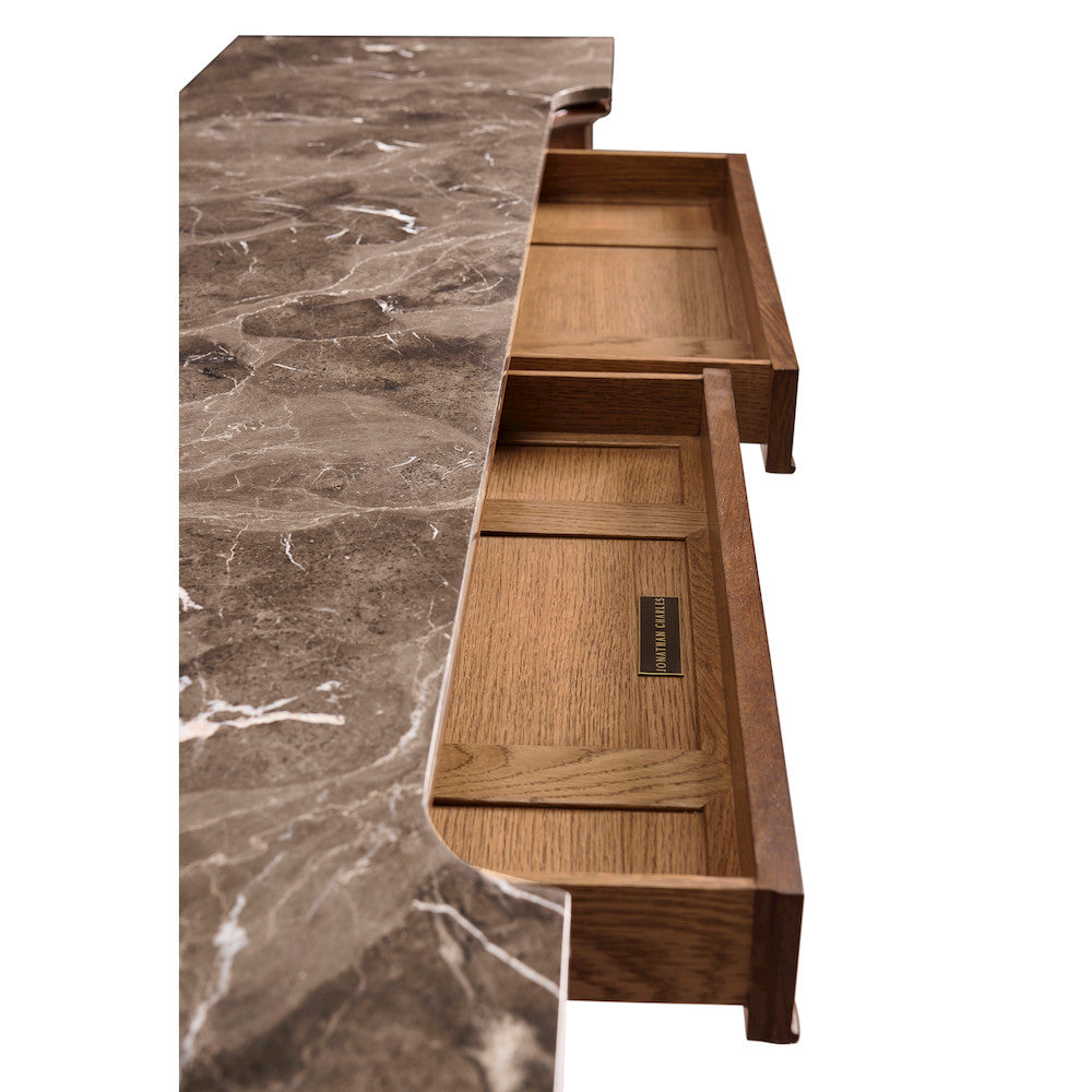 Jonathan Charles Fine Furniture - Hattie Mirrored Console Table - 496209-CWM view 6