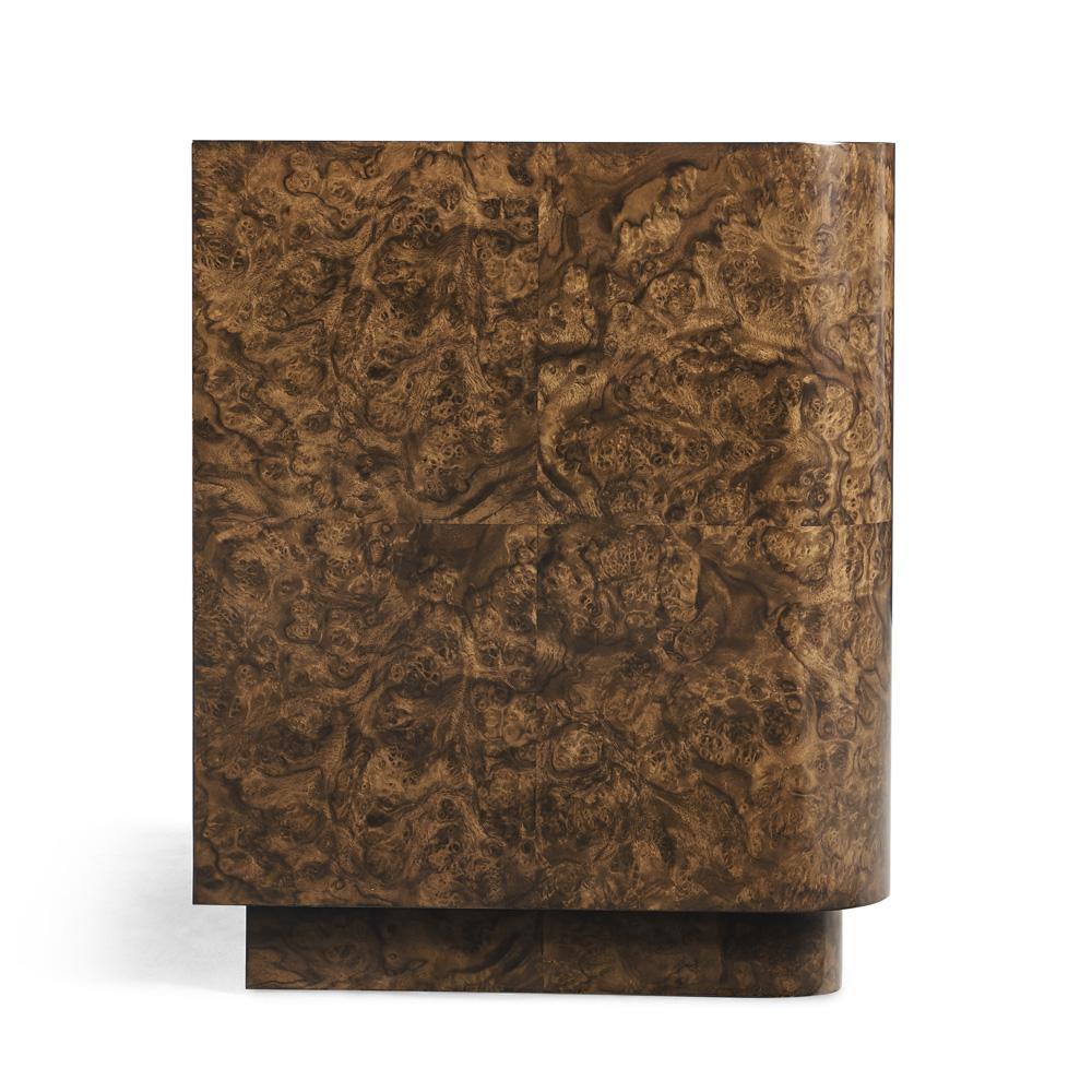 Jonathan Charles Fine Furniture - Jacques Radius End Table - 007-3-BN0-WBL veiw 3