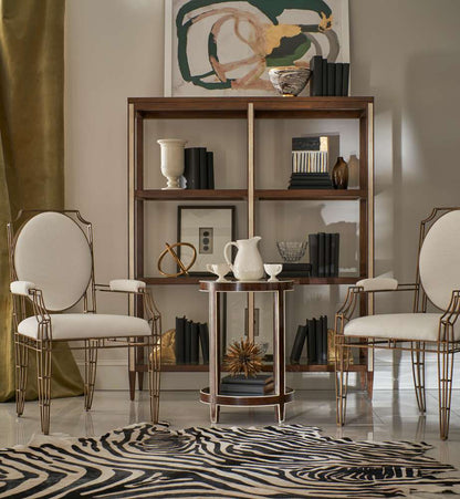 Jonathan Charles Fine Furniture - JC Modern - Jacques Round End Table - 007-3-DN1-WBL veiw 7